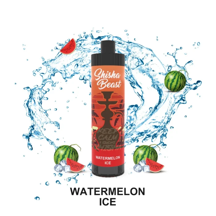 R&M Shisha Beast 20000 Puffs Disposable Vape; Watermelon Ice; UAE VAPE GALLERY;