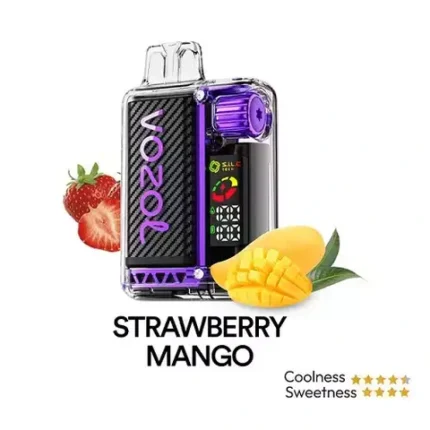 VOZOL Vista 20000 Puffs Disposable Vape; Strawberry Mango; UAE VAPE GALLERY;